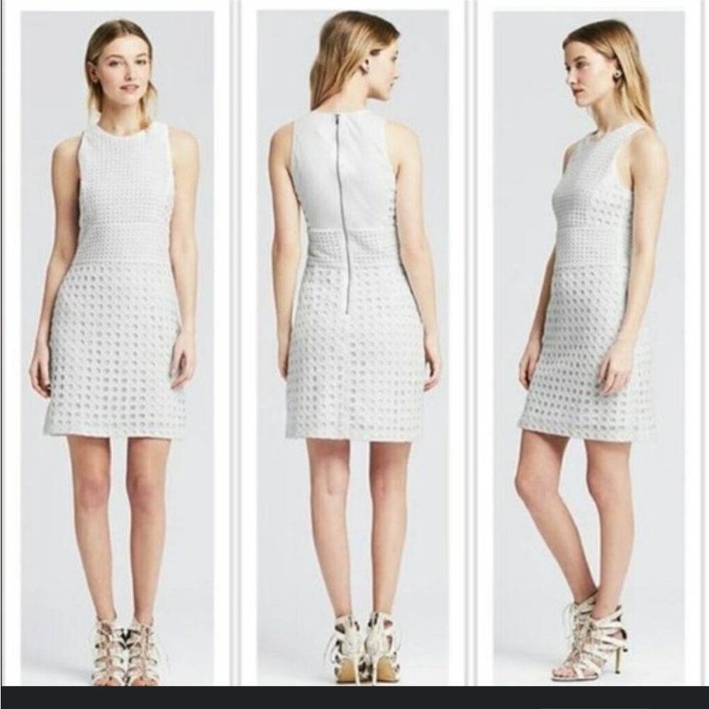 Banana Republic White Mini Dress